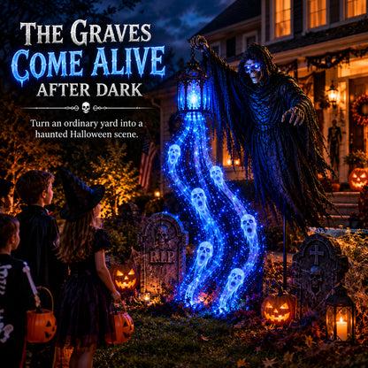 Soul Harvester™ Animated Halloween Yard LightTurn Your Front Yard Into the House Everyone Talks About