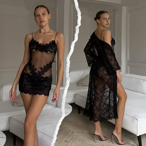Feel Beautiful Again ✨Elegant lace sleepwear made for beauty, confidence & comfort.