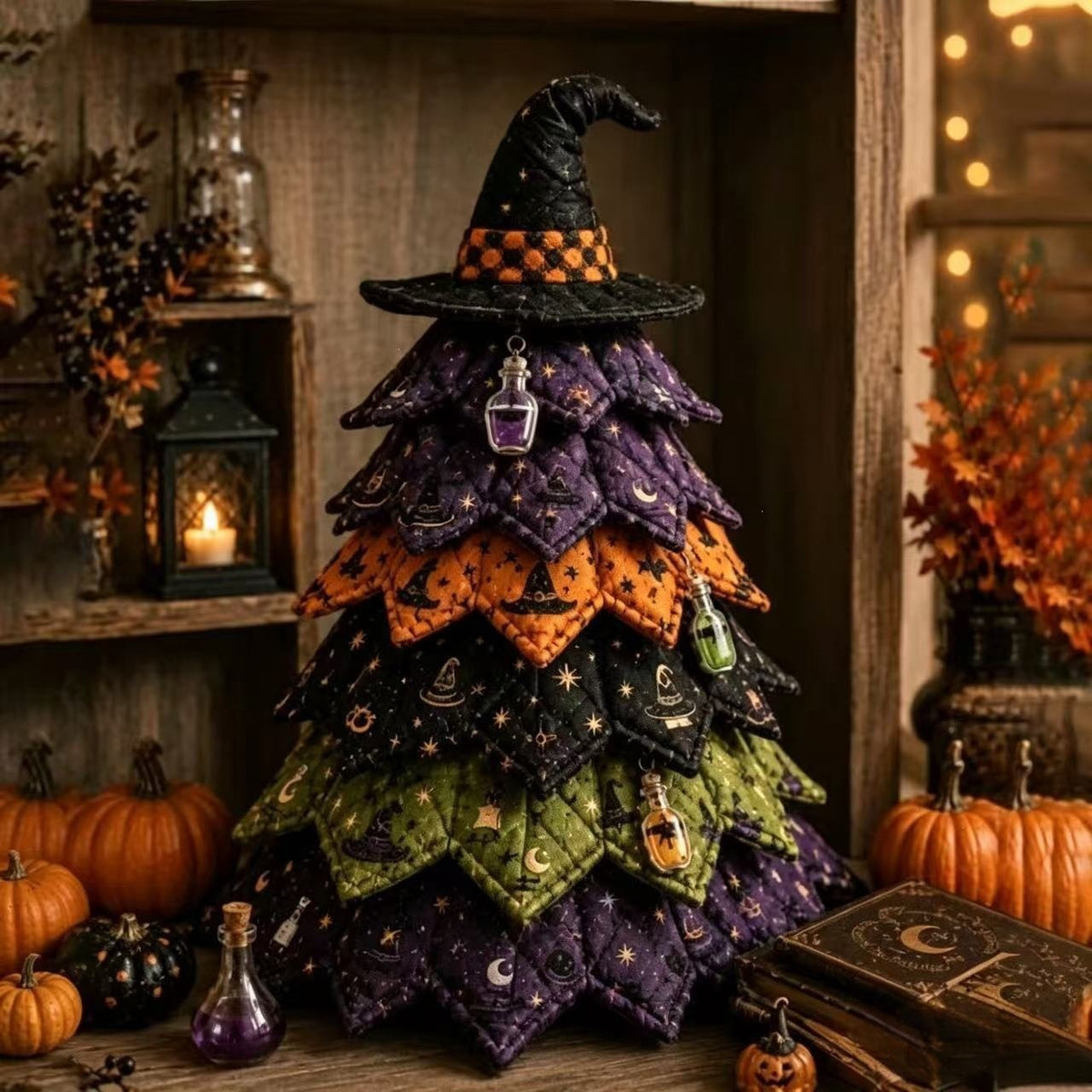 🔥LAST DAY 50% OFF - 🎄🧵DIY Quilted Christmas Tree Kit – Handmade Fabric Holiday Tabletop Tree Decor