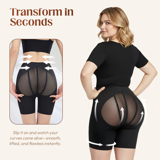 High-Waisted Butt-Lifting Shaping Shorts ✨Instant curves, lasting confidence! 🍑