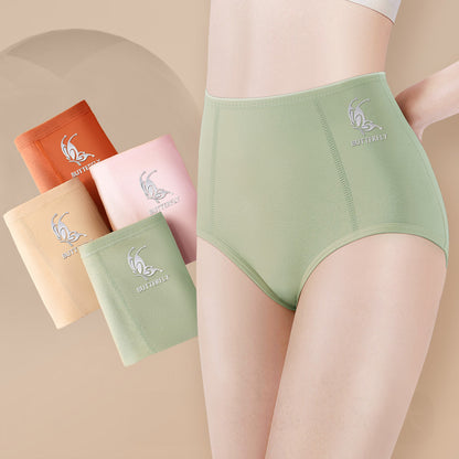 🔥2er-Pack Baumwoll-Slips mit hohem Bund, atmungsaktiv und bequem🔥