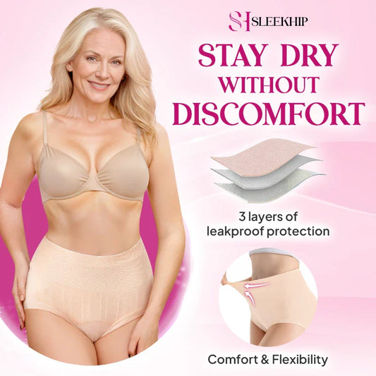 ✨ SleekHip - Leakproof High-Waist Tummy-Control Butt-Lifting Panties