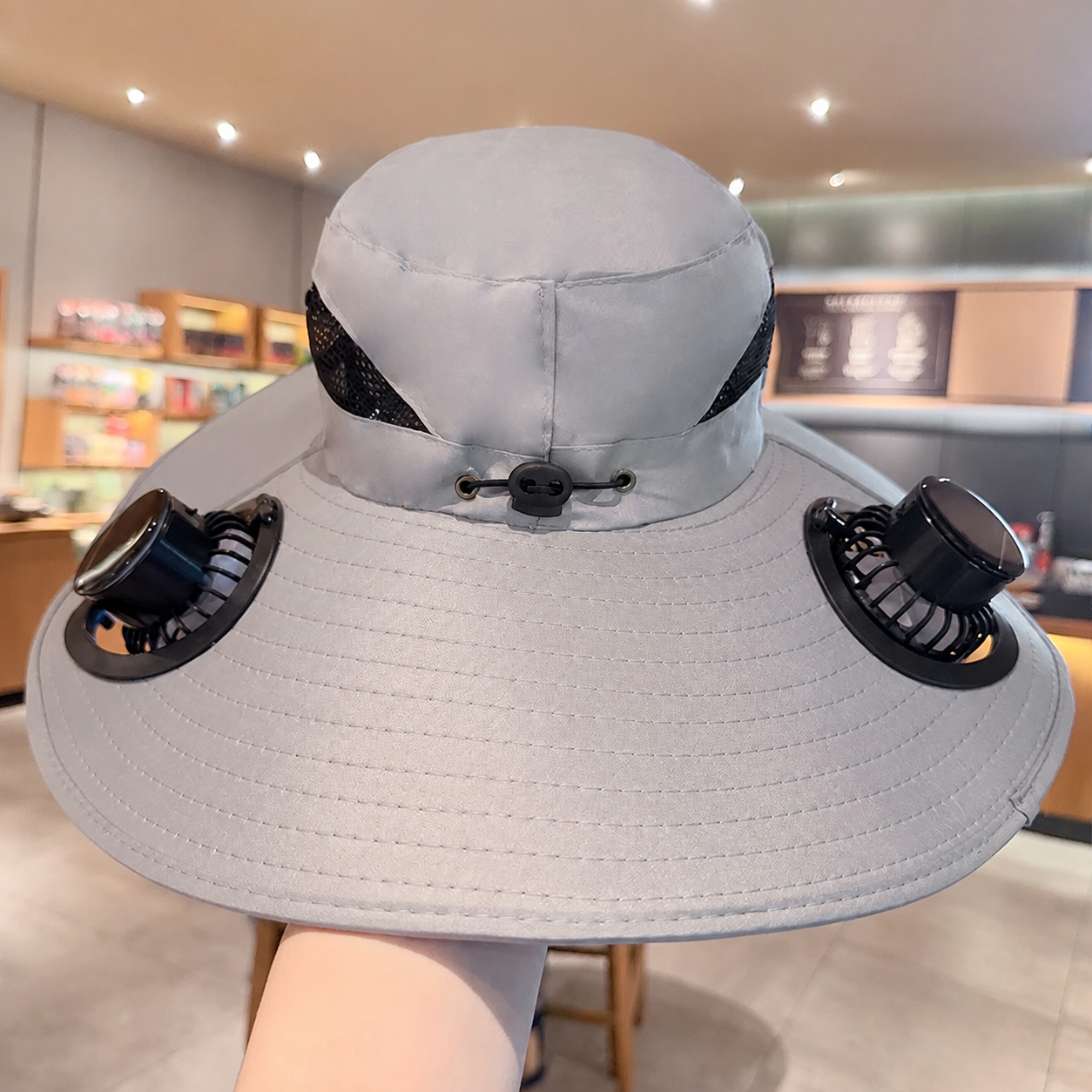 Wireless Solar-Powered Fan Hat – Ideal for Fishing and Hiking – Men's Accessory / Father's Day Gift