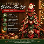🔥LAST DAY 50% OFF - 🎄🧵DIY Quilted Christmas Tree Kit – Handmade Fabric Holiday Tabletop Tree Decor
