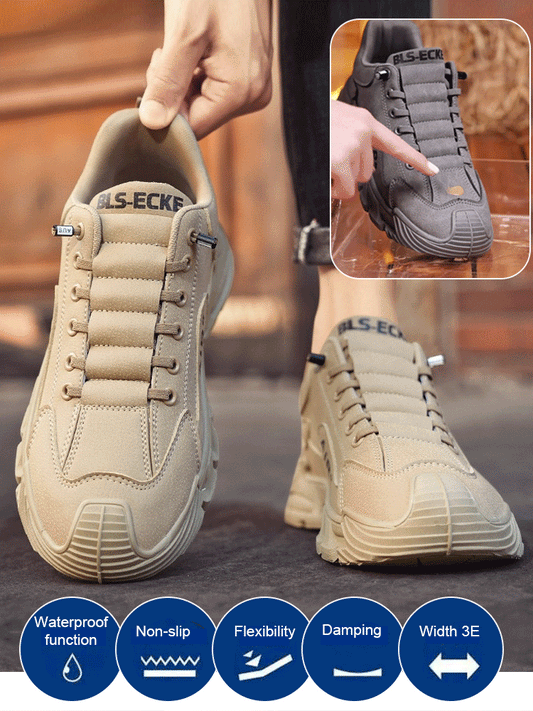 Men's Thick Sole Casual Work Shoes