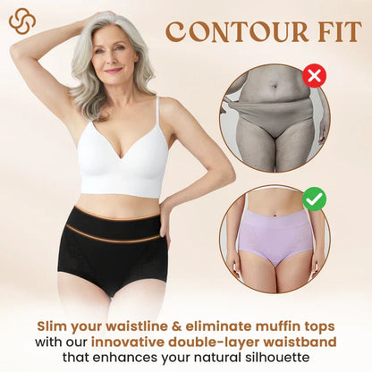 elegant and comfortable high-waisted leak-proof underwear designed for seniors