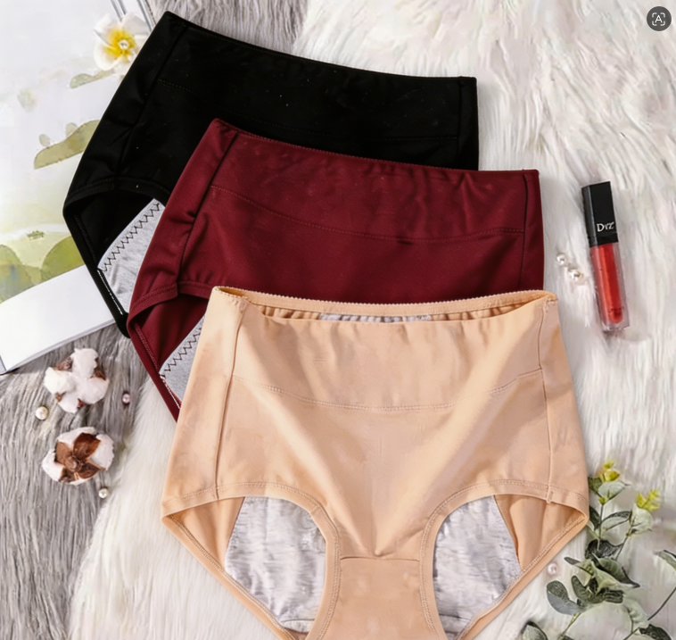 [🔥 Buy 1, Get 2 Free! 🔥] 2026 New Arrival: Plus-Size, High-Waisted, Antibacterial, Leak-Proof Panties