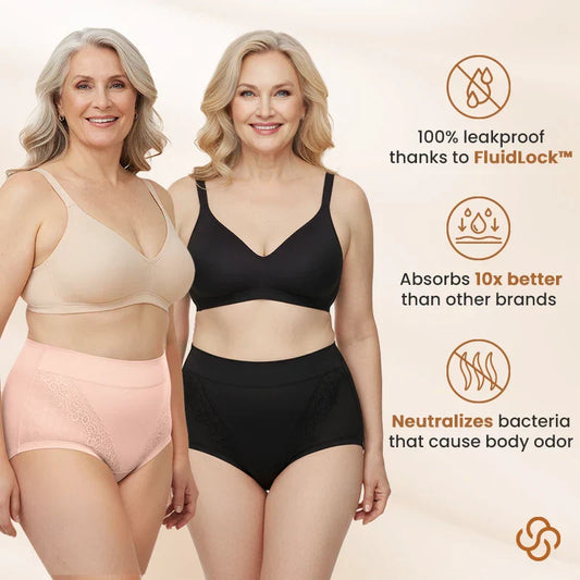 elegant and comfortable high-waisted leak-proof underwear designed for seniors