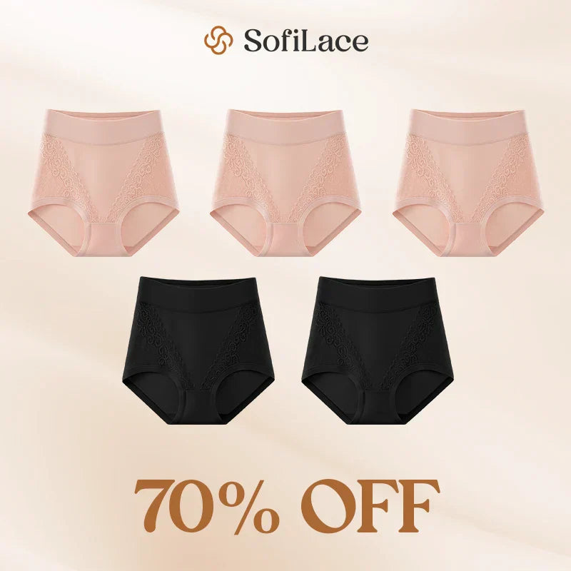elegant and comfortable high-waisted leak-proof underwear designed for seniors