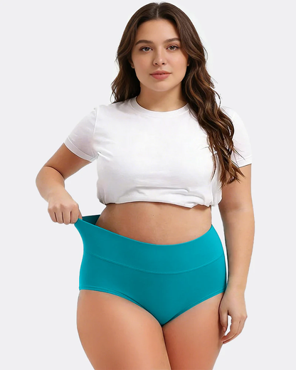 【⏰BUY 1 GET 2 FREE⏰】Women's Plus Size Cotton High Waisted Briefs