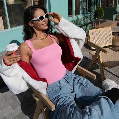 🩱Sleeveless Tank Tops Bodysuits