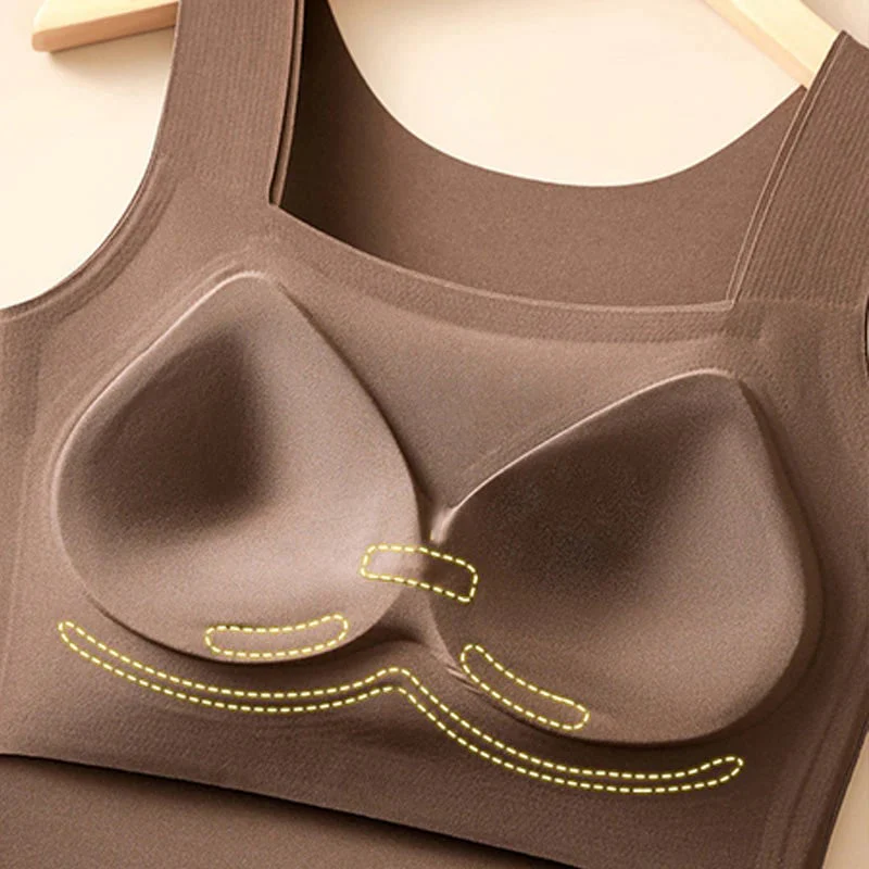 🔥Year-End Clearance Sale 50% OFF🔥Women's U Neck Thermal Tank Tops with Built-In Bra