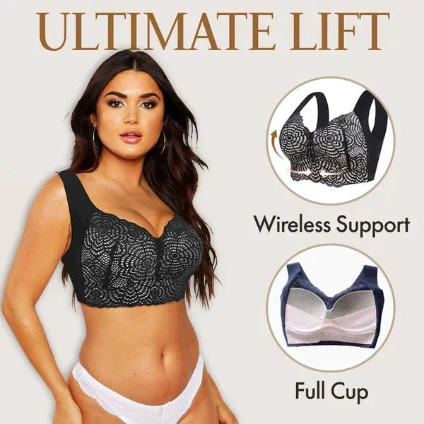 【⏰Buy 1 get 1  free⏰】🌸Mega Sale💐Ultimate Lift Stretch Full Shape Seamless Lace Bra