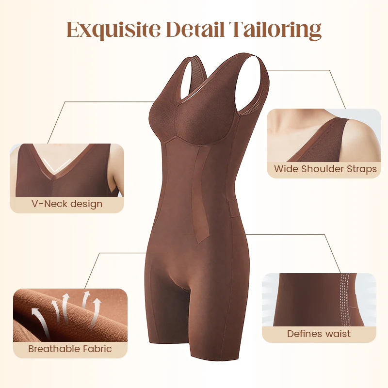 ⏳Time-limited Special⏰Tummy Tuck & Hip Lift Traceless One-piece Shapewear