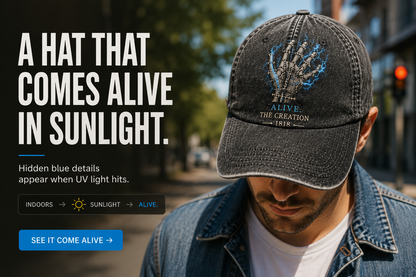 ☀️The Creation™ UV-Reactive Vintage Cap⚡