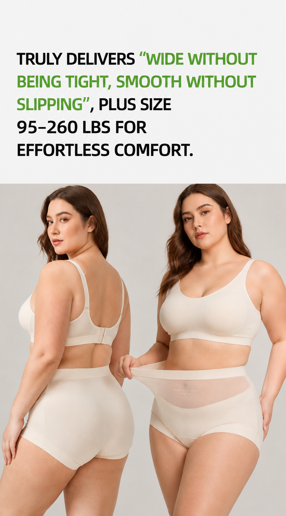 ❤️BUY 1 GET 2 FREE ❤️  High-waisted, plus-size (up to 130kg) women's briefs featuring silk fabric, antibacterial properties, an extended gusset, and a wedgie-proof design
