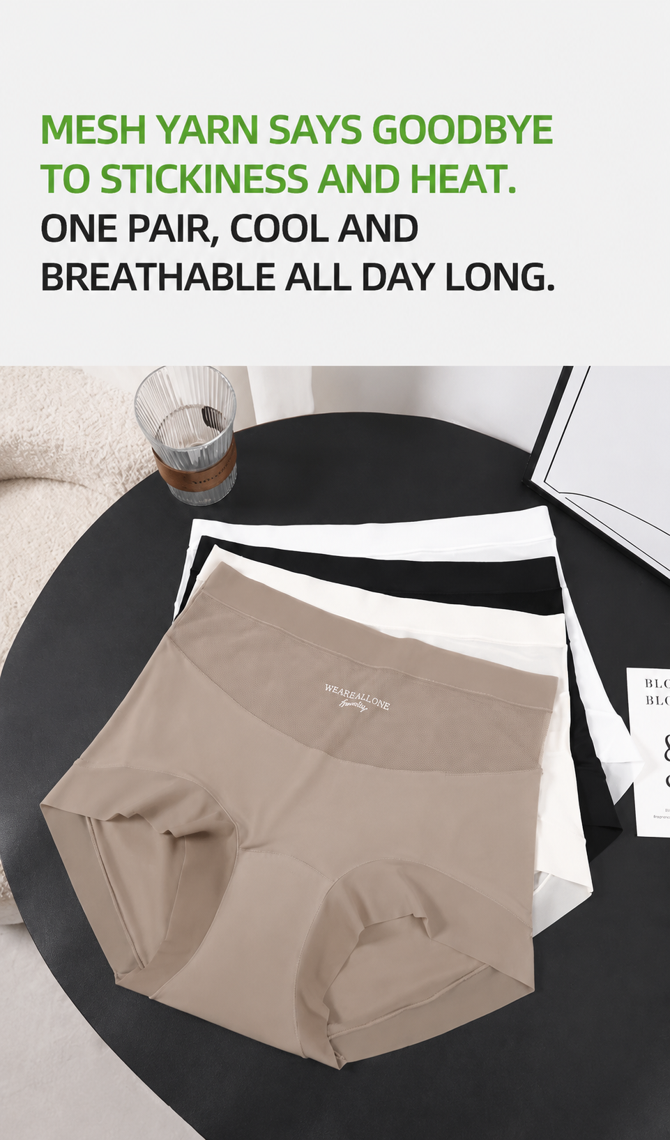 ❤️BUY 1 GET 2 FREE ❤️  High-waisted, plus-size (up to 130kg) women's briefs featuring silk fabric, antibacterial properties, an extended gusset, and a wedgie-proof design