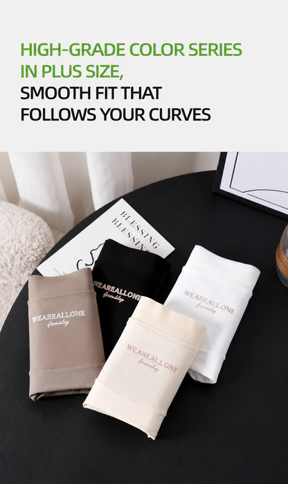❤️BUY 1 GET 2 FREE ❤️  High-waisted, plus-size (up to 130kg) women's briefs featuring silk fabric, antibacterial properties, an extended gusset, and a wedgie-proof design