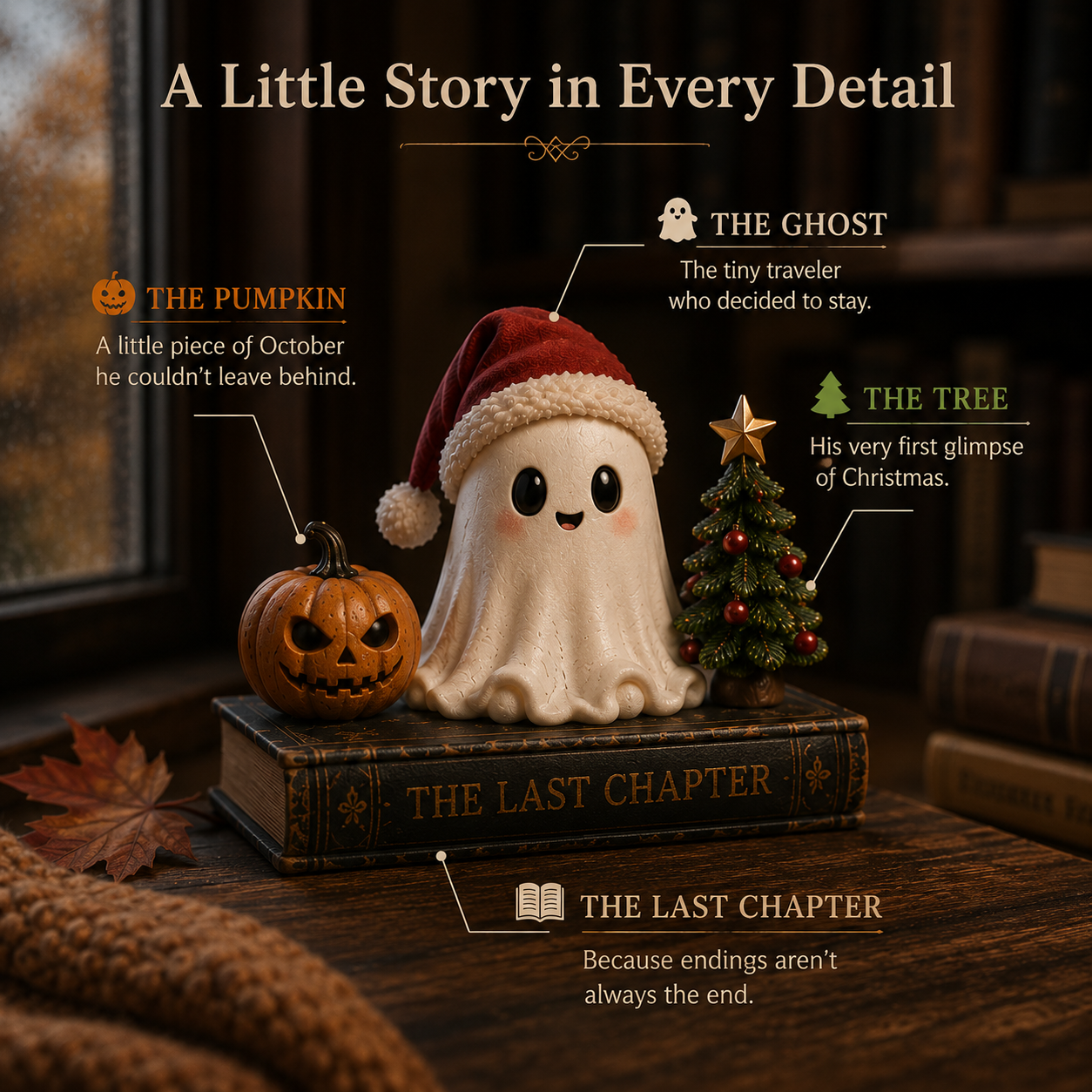 👻🎄The Ghost Who Stayed™ Some stories aren't ready to end.👻🎄