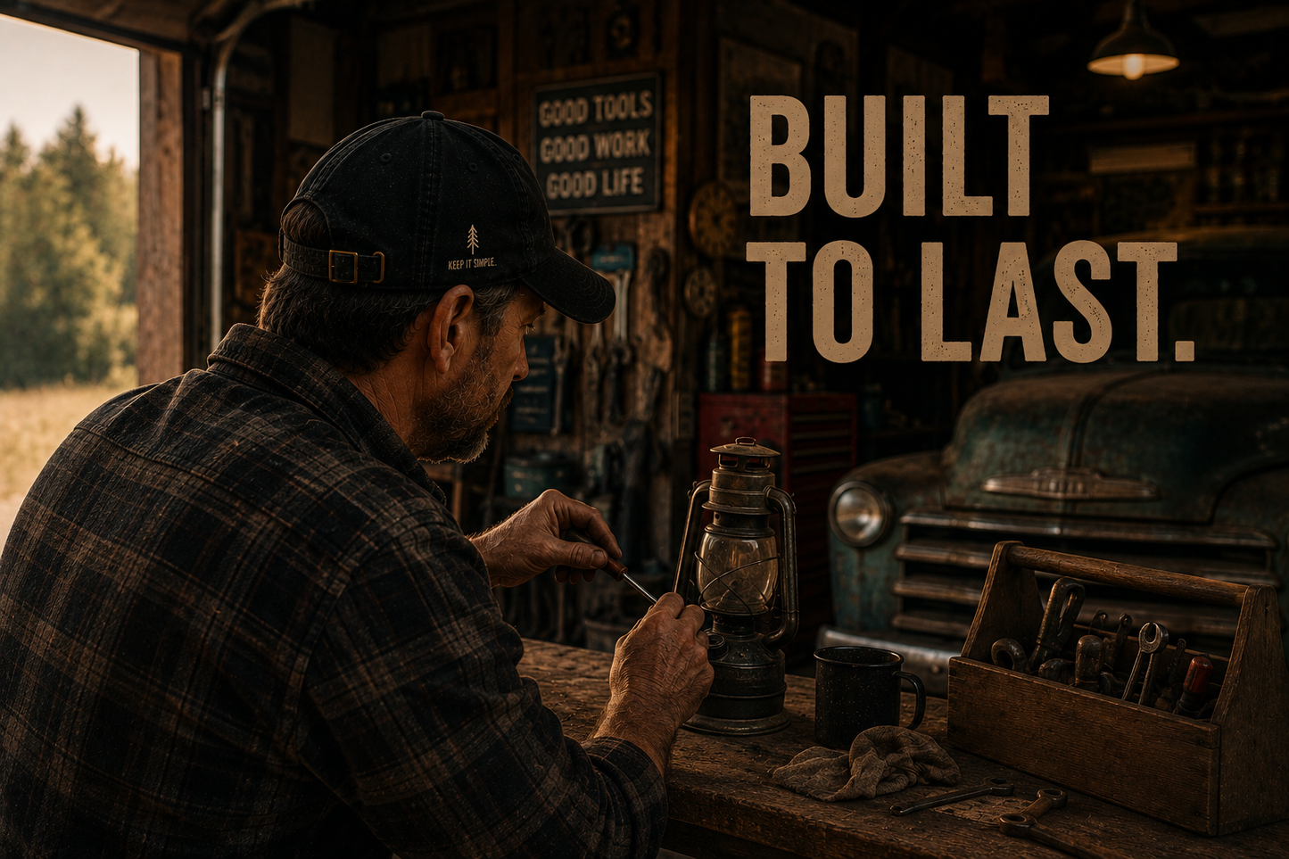 ★★OLD WAYS. GOOD DAYS.™ Vintage Washed Cap★★