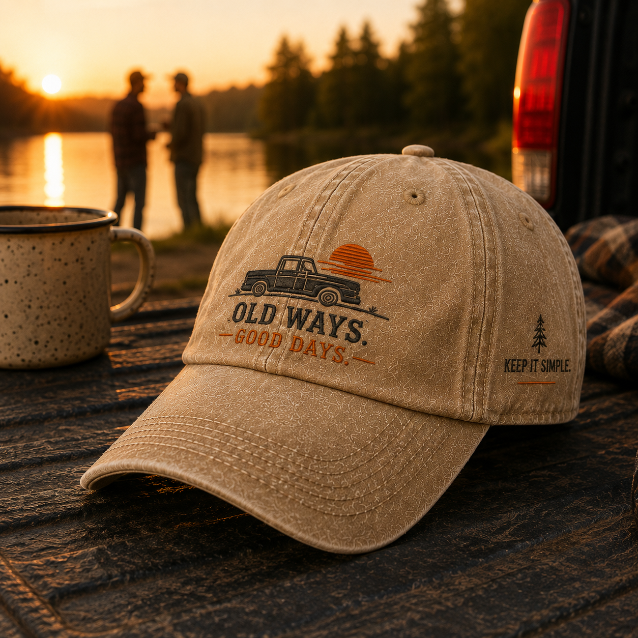 ★★OLD WAYS. GOOD DAYS.™ Vintage Washed Cap★★