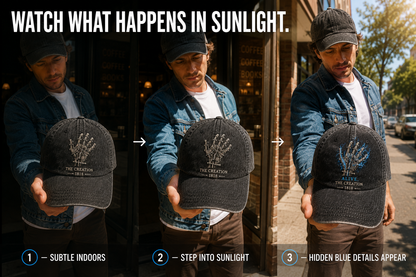☀️The Creation™ UV-Reactive Vintage Cap⚡