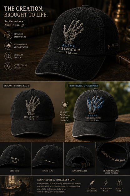 ☀️The Creation™ UV-Reactive Vintage Cap⚡