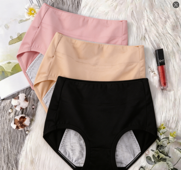 [🔥 Buy 1, Get 2 Free! 🔥] 2026 New Arrival: Plus-Size, High-Waisted, Antibacterial, Leak-Proof Panties