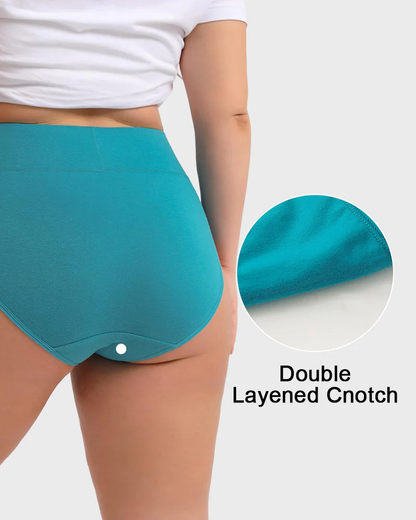 【⏰BUY 1 GET 2 FREE⏰】Women's Plus Size Cotton High Waisted Briefs